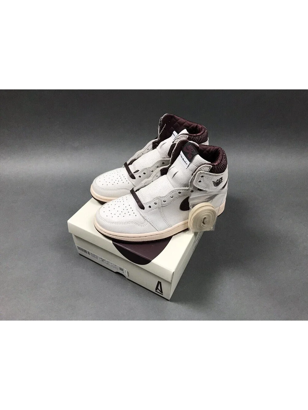🔥A MA MANIERE X AIR JORDAN 1 HIGH OG SIZE 6.5 SKU# DO7097-100 NEW READY TO SHIP